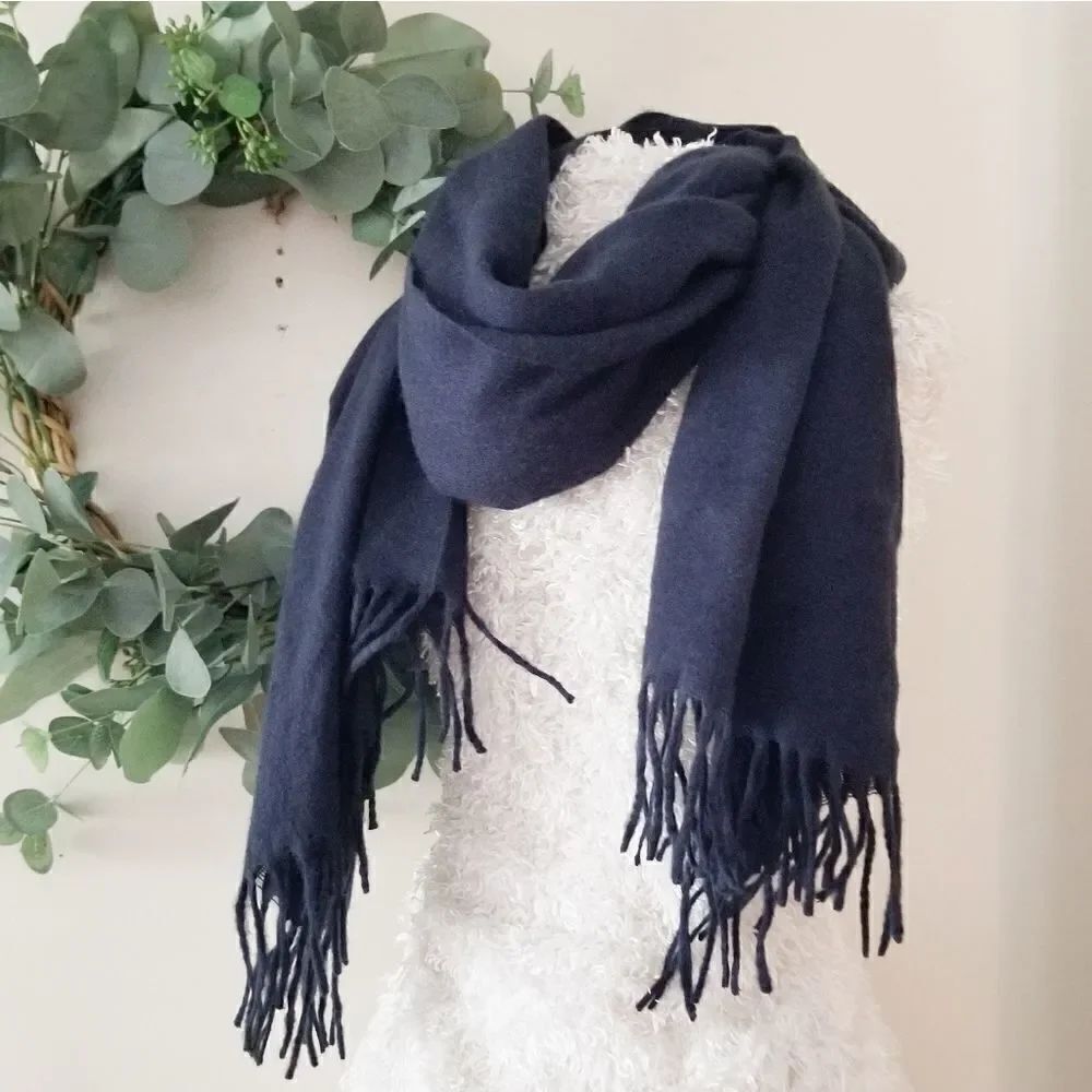 Scarf winter accessory blue